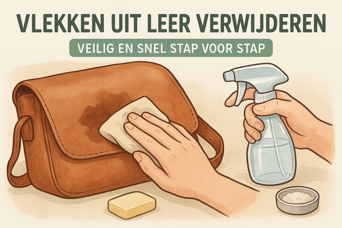 Vlekken uit leer verwijderen: veilig en snel stap voor stap