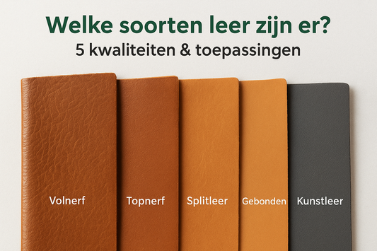 Welke soorten leer zijn er? 5 kwaliteiten & toepassingen